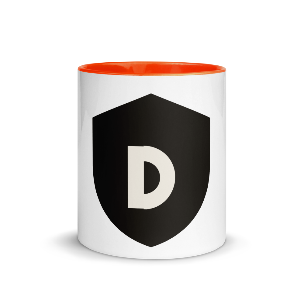 Mug — Intérieur orange
